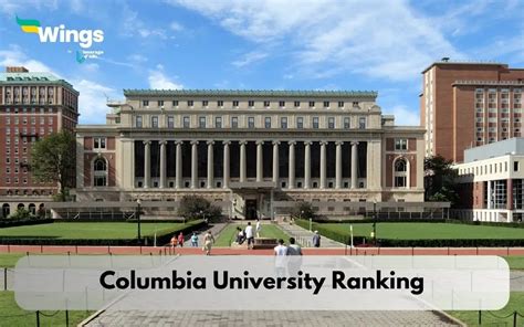 Columbia University Ranking 2025: QS, THE, US News & World Report, ARWU ...