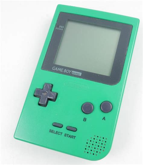 Game Boy Pocket Green Retro Console Games Retrogame Tycoon