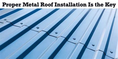 Metal Roof Installation Tips For Proper Screw Fastening Roof Crafters