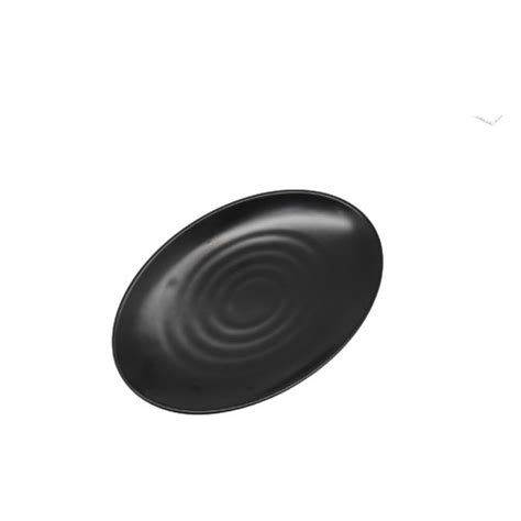 Jual Onyx Piring Oval Cosmic Htm Hitam Melamin Plate Kota