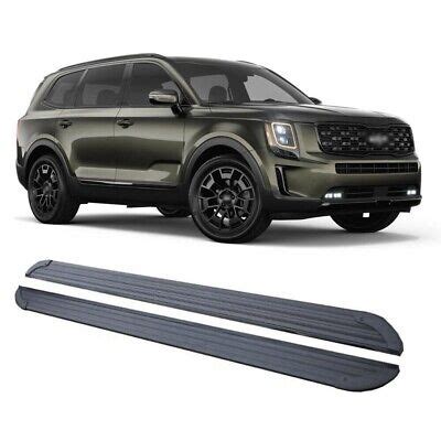 2PCS Running Boards Side Steps Nerf Bars Fits For KIA Telluride 2020