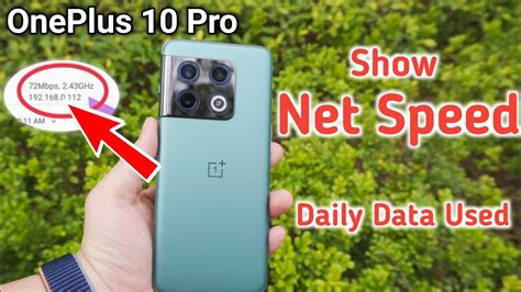 How To Show Net Speed In Oneplus 10 Pro Oneplus 10 Pro Daily Data