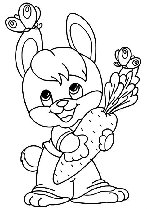 Cenoura De Pascoa Para Colorir - Desenhos de Cenoura de Páscoa para colorir - Pop Lembrancinhas