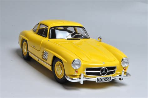 118 Minichamps Mercedes Benz Mb 1957 300sl 300 Sl Roadster Yellow