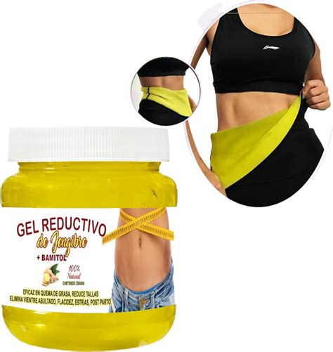 Ubslim Gel Reductivo De Gengibre Y Bamitol Quema Grasa 100 Natural