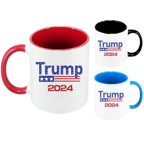 Tasse Caf En C Ramique Trump Verres De Normalisation De L Eau Cadeaux D