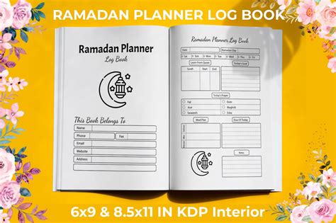 Ramadan Planner Log Book Kdp Interior Graphic By Imran Sarker