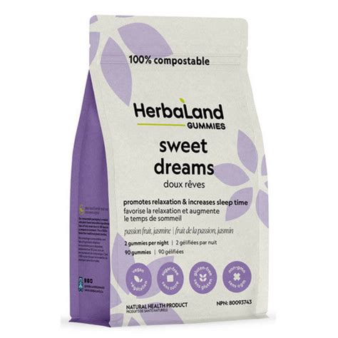 Herbaland Sweet Dreams 90 Gummies Shop Herbaland Sweet Dreams 90