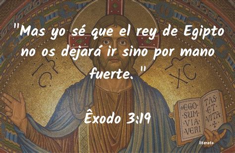 La Biblia Ã xodo 3 19