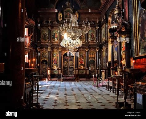 Vienna’s Holy Trinity Greek Orthodox Church interior Stock Photo - Alamy