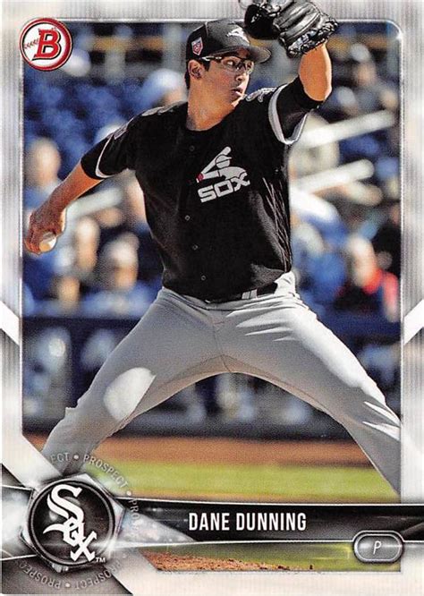 Dane Dunning baseball card Rookie (White Sox now with Texas Rangers ...