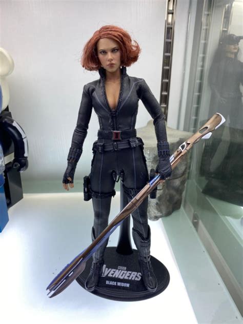 N 開封品 無盒 有使用感 眼見咁多 Hottoys MMS Black Widow 黑寡婦 Hot toys MMS