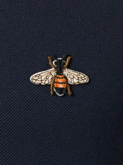 Gucci Bee Patch Polo Shirt Modesens