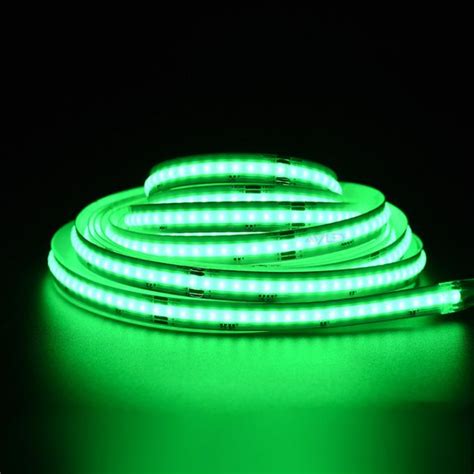 5m Rgb Cob Led Strip Light Flexible Seamless Color Blending And Saturation