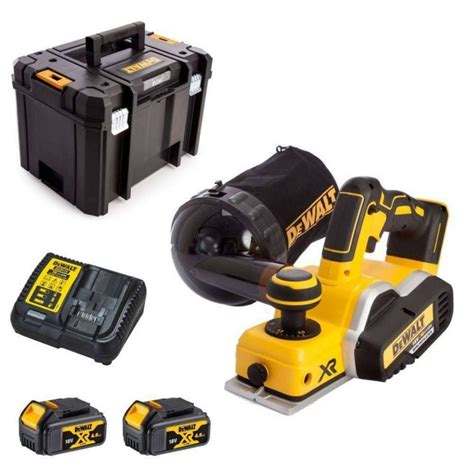 DeWalt DCP580M2 Cordless 18V XR Brushless Planer With 2 X 4Ah Batteries