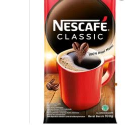 Promo NESCAFE CLASSIC Kopi Bubuk Instan Kopi Hitam Sachet Bag 45g