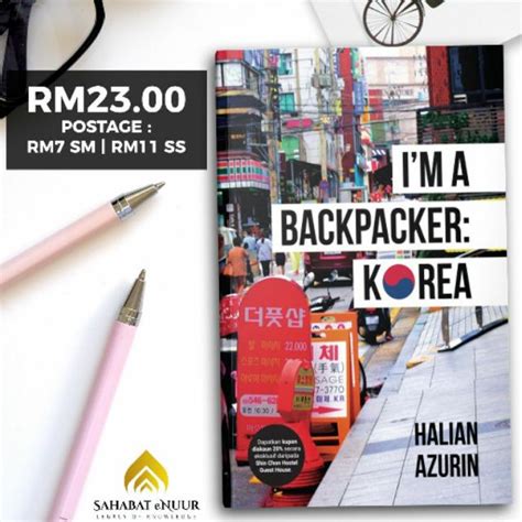 Buku I M A Backpacker Korea Shopee Malaysia