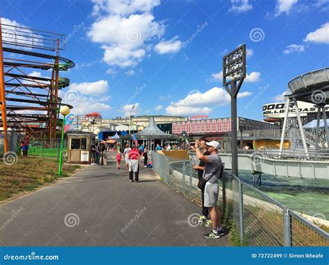 Tourist at Prater Park in Vienna Editorial Stock Image - Image of ...