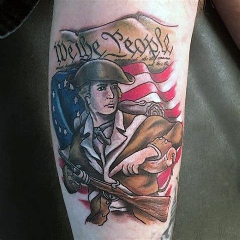 Modern Minuteman Tattoo