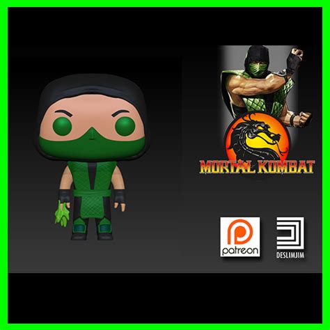 3D file REPTILE - Mortal Kombat FUNKO POP・3D printable model to ...