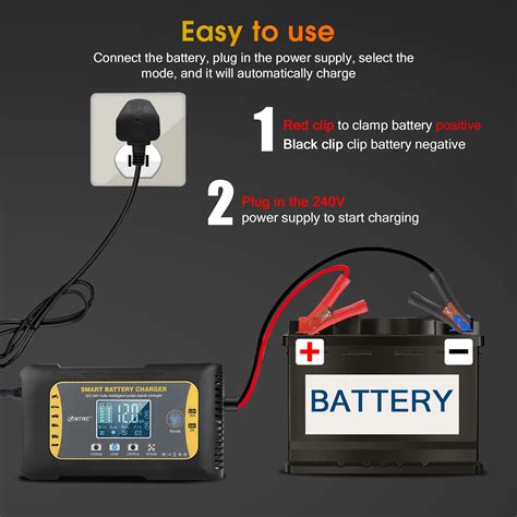 Chargeur De Batterie Chargeur De Batterie Lifepo4 12v 24v 7 étapes Réparation Des Impulsions