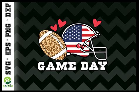 Leopard Game Day Football Svg Graphic By Enistle Creative Fabrica