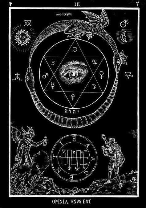 All Is One Occult Symbols Occult Alchemy Art