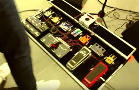 Jeff Schroeder – Smashing Pumpkins – Pedalboard