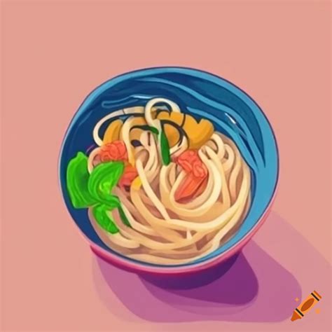 Colorful Canned Ramen Graphic Design On Craiyon