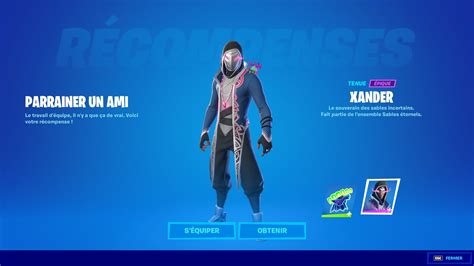 Parrainer Un Ami Fortnite Disponible Jusqu En Janvier Ski Xander