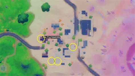 Fortnite guide: All four of the Salty Towers safe locations with golden bars