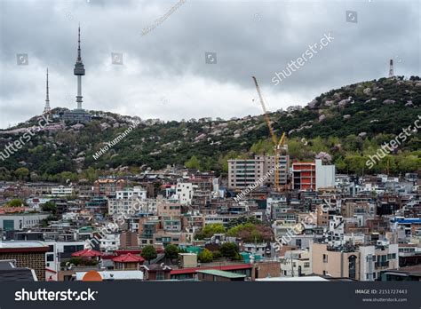 Itaewon District Namsan Tower Yongsan Seoul Stock Photo