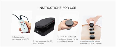 Amazon Goodtar Portable Massage Stone Warmer Set Pcs Basalt Hot Stones With Heater Kit