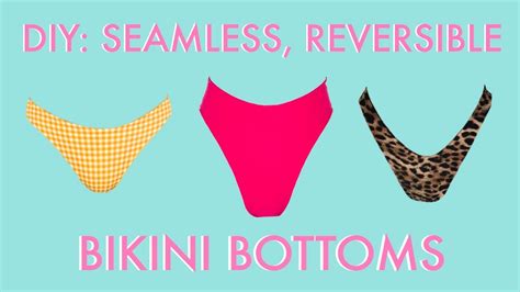 Diy Seamless Reversible Bikini Bottoms Bikini Diy Bikini Sewing Hot