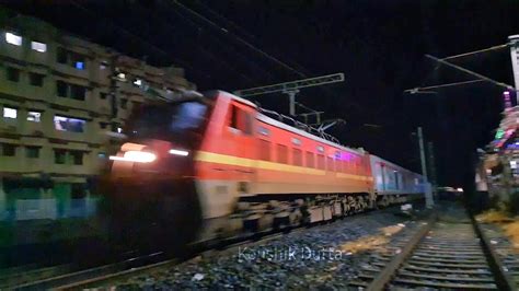 Blistering Asansol WAP4 Led 02020 RANCHI HOWRAH SHATABDI Special