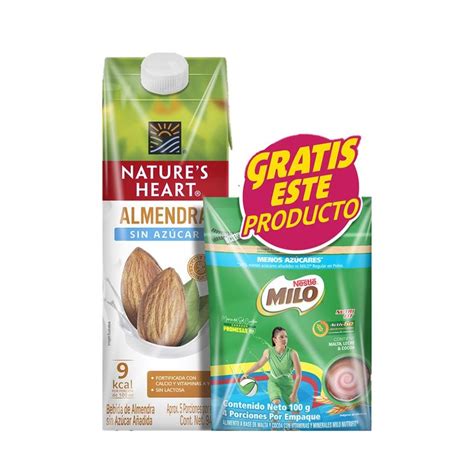 Bebida De Almendra Natures Heart Sin Azúcar Añadida X 946ml Alimento