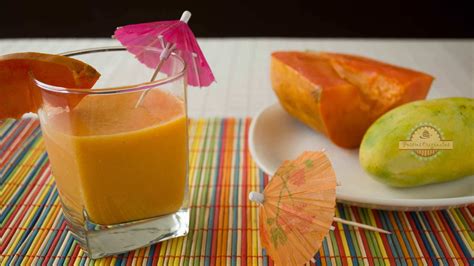 Batido de papaya pomelo y piña receta fácil