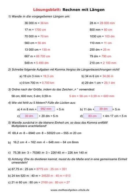 Mathe 5 Klasse Übungsblätter