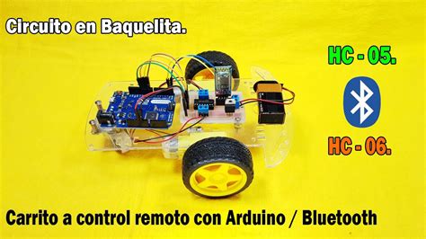 Carrito A Control Remoto Con Arduino Bluetooth Android En Baquelita Youtube