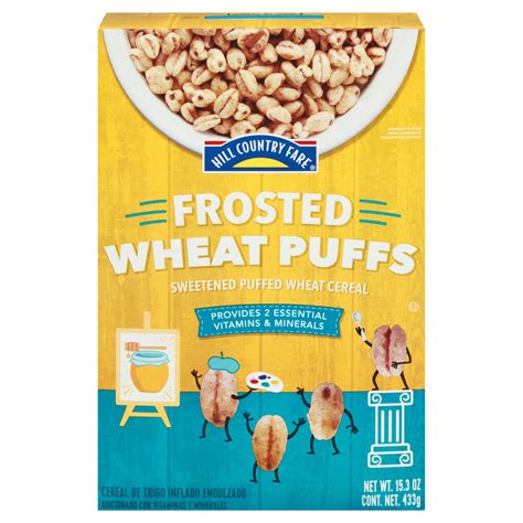 Hill Country Fare Frosted Wheat Puffs Cereal - Shop Cereal at H-E-B