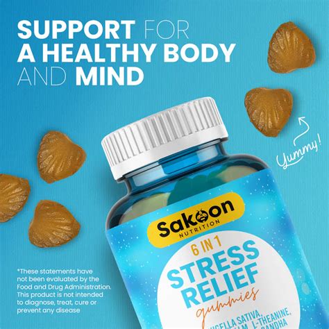 Sakoon Stress Relief Gummies With Black Seed Oil Avicenna Nutrition