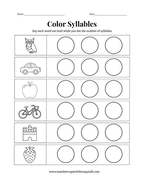 Speech Therapy And Dot Markers Speech Therapy Talk Membership