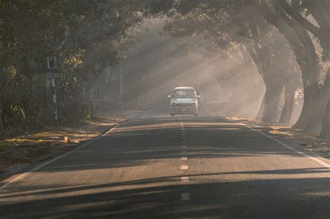 La Carretera Autopista Niebla Foto Gratis En Pixabay Pixabay