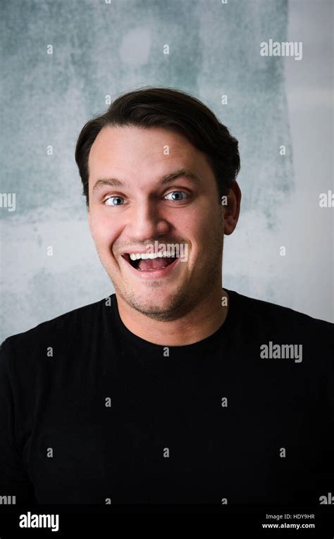 Happy Man Portrait Stock Photo Alamy