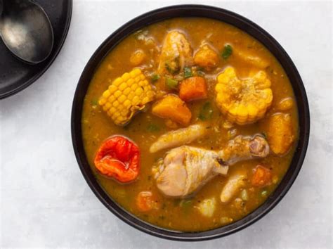 Jamaican Chicken Soup Recipe · Eat Well Abi