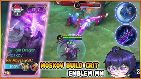 MOSKOV BUILD CRIT EMBLEM MM APAKAH SAKIT YouTube