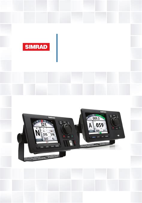 Handleiding Simrad Ap70 Autopilot Pagina 1 Van 84 Engels