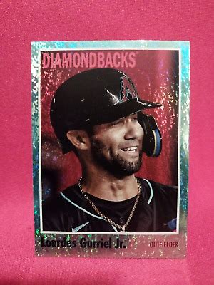 2024 Topps Archives Lourdes Gurriel Jr 191 Aqua Sparkle Foilboard 15