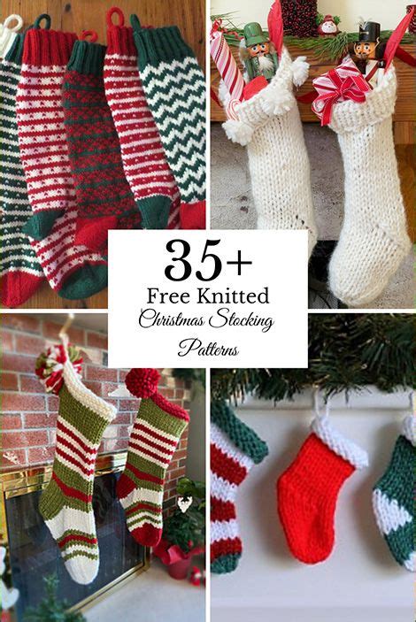 Free Knitted Christmas Stocking Patterns My Sweet And Sauc