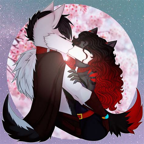 Cute Wolf In Love Anime